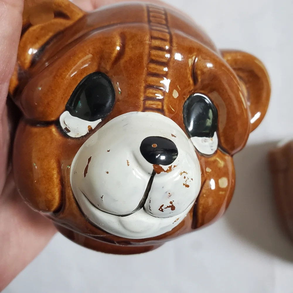 Vintage Teddy Bear Honey Jar
